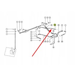 673879 0 Ford variklio reguliavimo trosas
