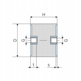 Vibracijos slopintuvas c tipo Kramp 2030c55