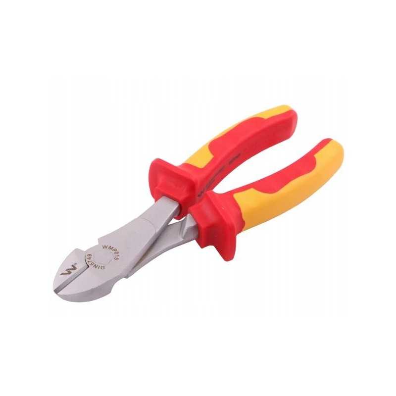 Izoliuotos šoninės replės 180 mm VDE Warynski