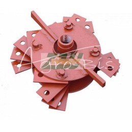 Šlifavimo galvutė su 16 plaktuvų, trintuvai