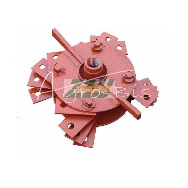 Šlifavimo galvutė su 16 plaktuvų, trintuvai