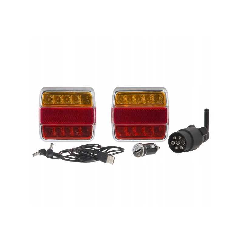 Belaidžių lempų rinkinys su 7 kontaktų Wi-Fi magnetu