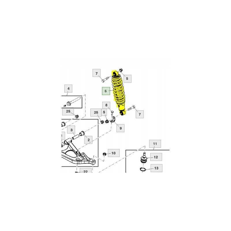 Amortizatorius john deere gator xuv855d 825i