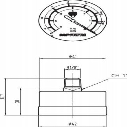 Optinis manometras mp9vsp01 mp filtras