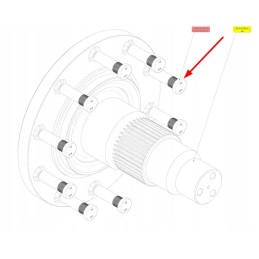 102553472 rato varžtas m22 x 1 5 x 75