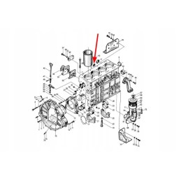 490b 03017 variklio bloko kamštis