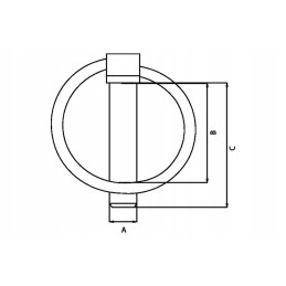 Lp10kr kaištis su kaiščiu, cinkuotas 10 x 36 mm