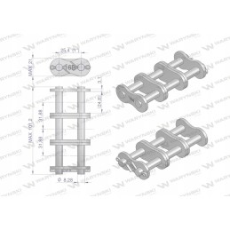 Grandininė spyna z16b 3 r3 1 Warynski in z16b3