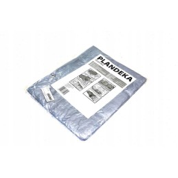 Tvirtas tentas 3x5m sidabrinis, svoris 110g m2 mot