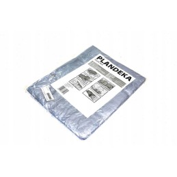 Tvirtas tentas 3x5m sidabrinis, svoris 110g m2 mot