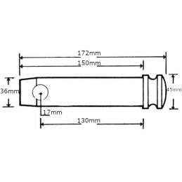 Smeigtukas 36x130 mm 3 kat