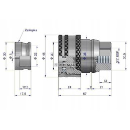 Stabdžių greitoji mova G3 8 BSP GW Warynski