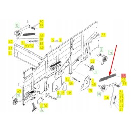 100035087 įtempiklio spyruoklė