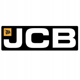 Lipdukas JCB logotipas krautuvas ekskavatorius 100 cm