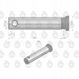 Sankabos jungties kaištis mf3 4 originalus ursus