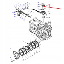 4312156m1 speciali veržlė stabdžių cilindrui
