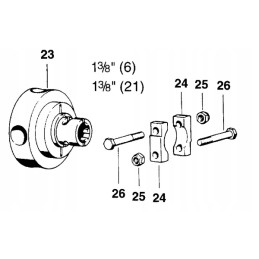 Įvorė 30 x 34 x 30 mm