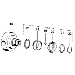 Įvorė 30 x 34 x 30 mm