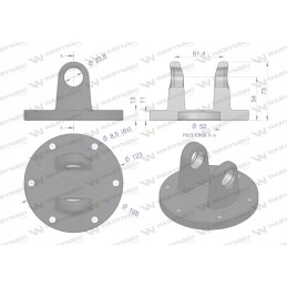 Antkaklis su šakėmis 23 8x61 3 serija 2r Warynski