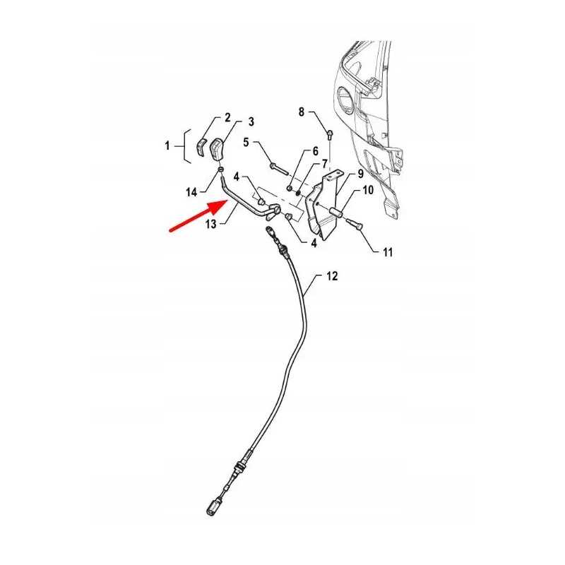 P5s21201033 mechaninės transmisijos svirtis