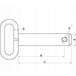 Smeigtukas su rankena ir spyna 22x162mm z522157kr