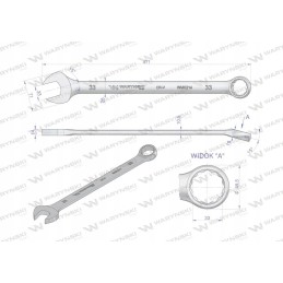 Itin ilgas veržliaraktis 33 mm ilgio ir 471 mm fiksuotas