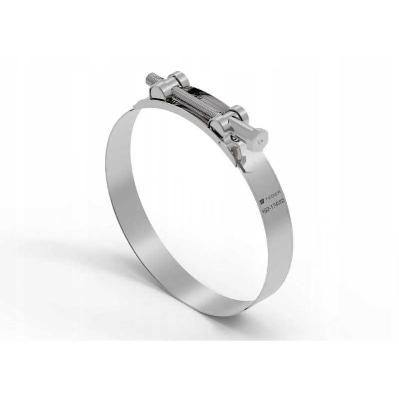 Spaustuvas gbs 162 174 clamp w2 nerūdijančio plieno