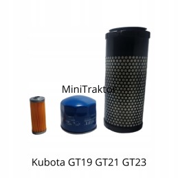 Pilnas filtrų komplektas Kubota gt19 gt21 gt23