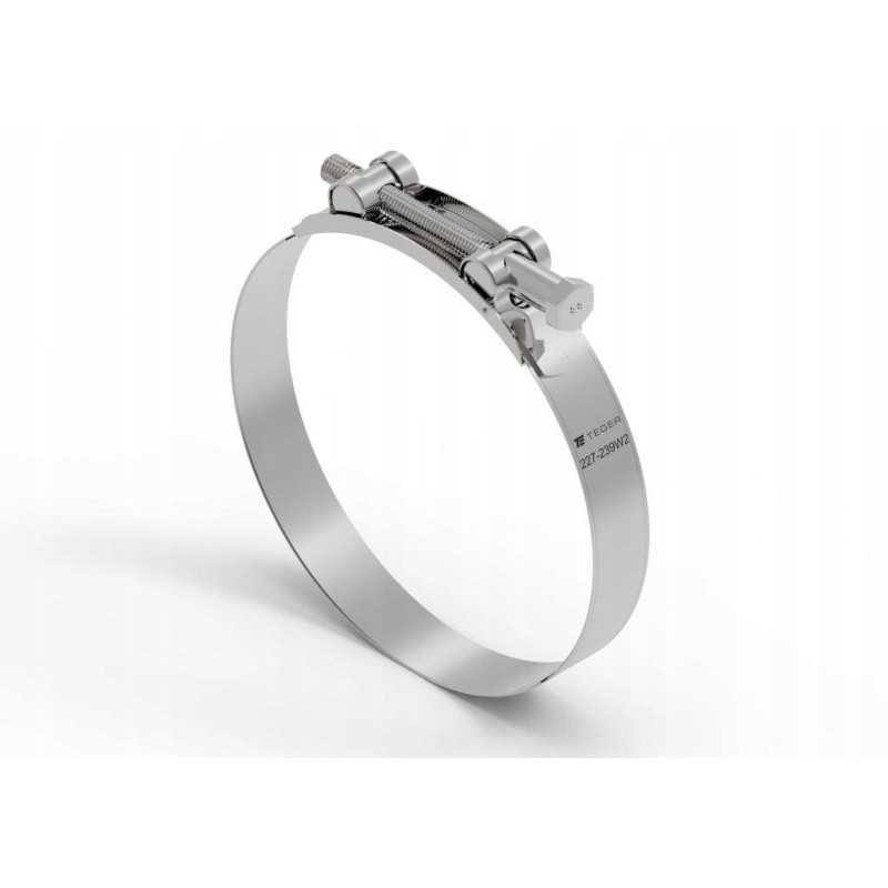 Spaustuvas gbs 227 239 clamp w2 nerūdijančio plieno