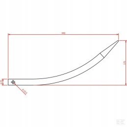 Krautuvo fiksatorius sulenktas, uždarantis apvalų profilį