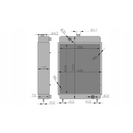 Varinis radiatorius c 330 4 kanalai 42293023