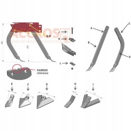 4 kampų varžtas su atrama m12 x 90 mm, klasė