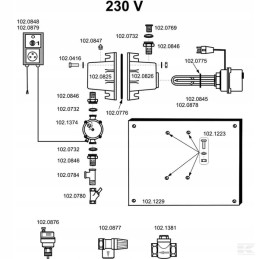 3000w suevia prisukamas šildytuvas