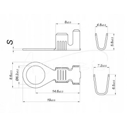 Kilpos antgalis m6 0 6 apvalus