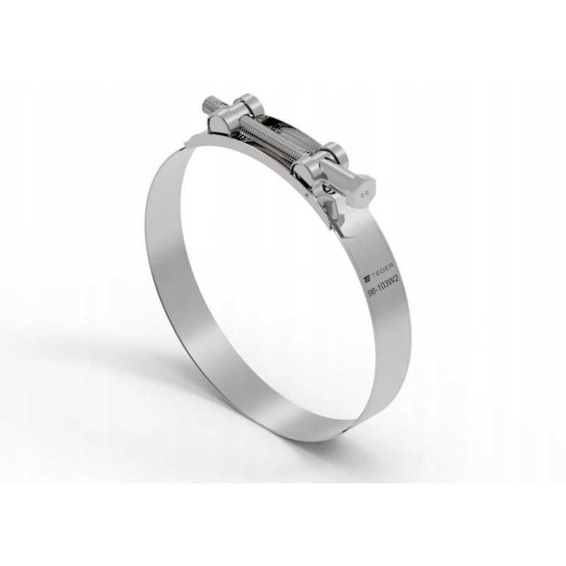 Suspaudimo juosta gbs 98 103 spaustukas w2 nerūdijantis plienas