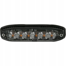 Gintaro spalvos įspėjamoji lemputė 6 LED ta2