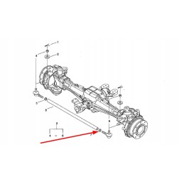 40009542 vairo trauklės fiksavimo veržlė m18