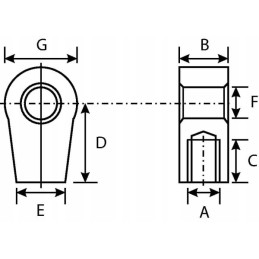 Dujinės spyruoklės jungties kilpa AH280839