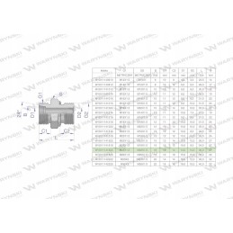 Metrinė hidraulinė jungtis bb xge m26x1 5