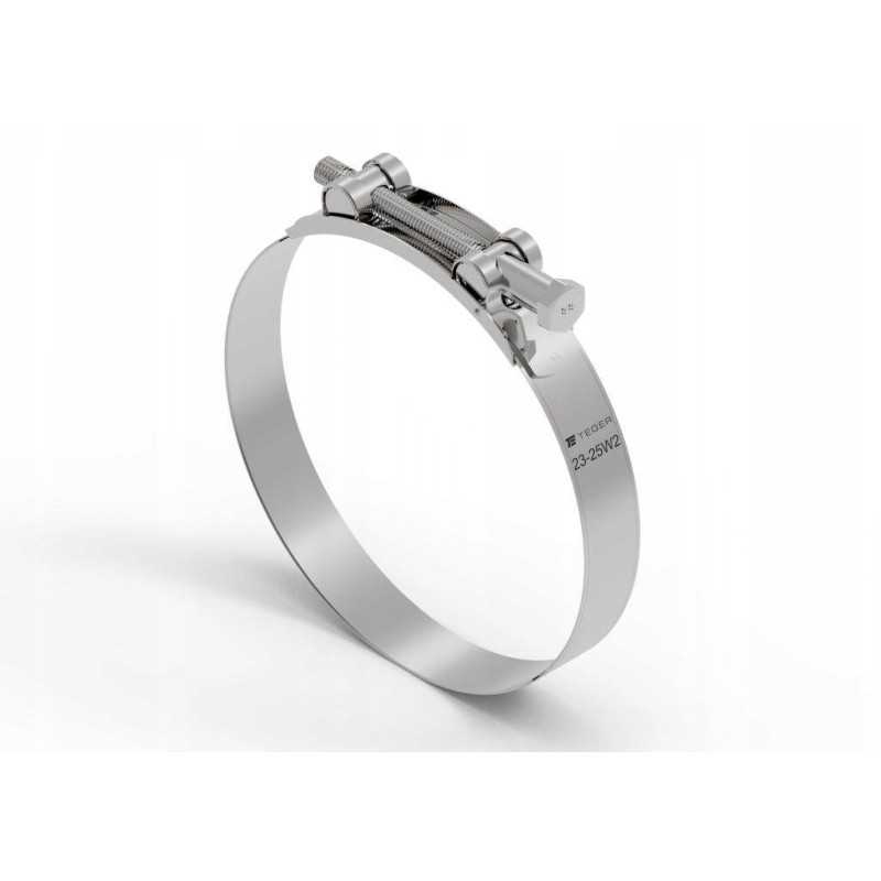 Suspaudimo juosta gbs 23 25 clamp w2 nerūdijančio plieno