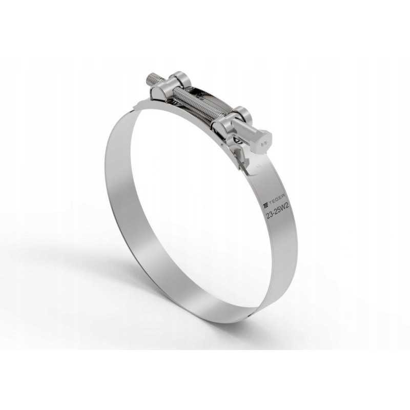 Suspaudimo juosta gbs 23 25 clamp w2 nerūdijančio plieno