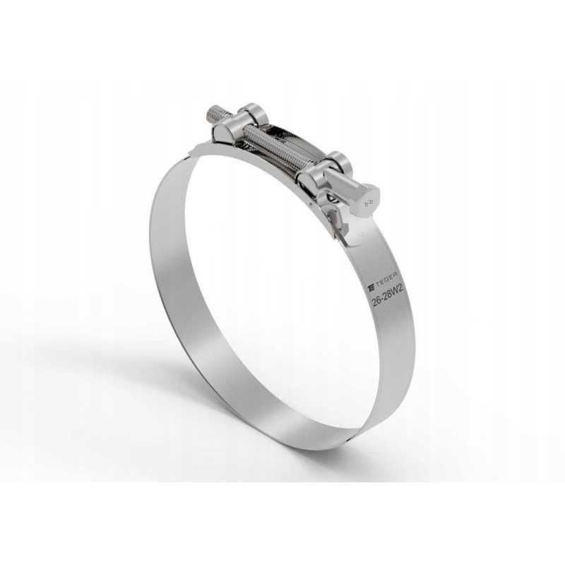 Suspaudimo juosta gbs 26 28 clamp w2 nerūdijančio plieno