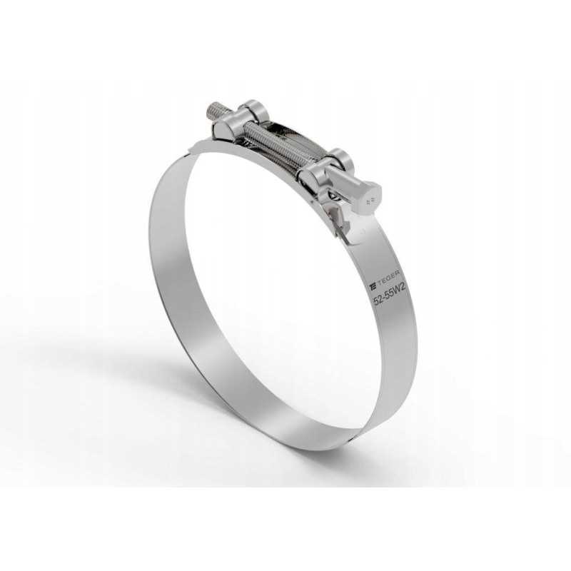 Spaustuvas gbs 52 55 clamp w2 nerūdijantis plienas