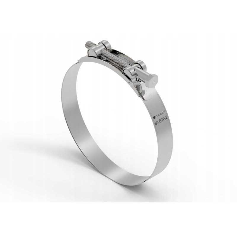 Suspaudimo juosta gbs 60 63 clamp w2 nerūdijančio plieno