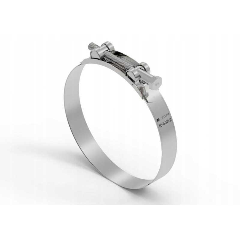 Suspaudimo juosta gbs 40 43 clamp w2 nerūdijančio plieno