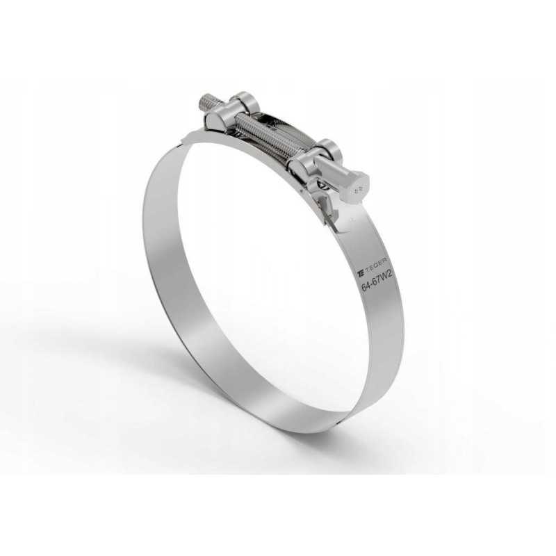 Suspaudimo juosta gbs 64 67 spaustukas w2 nerūdijantis plienas