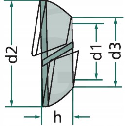 Spyruoklinė kūginė poveržlė su rato smeigėmis 18 5mm