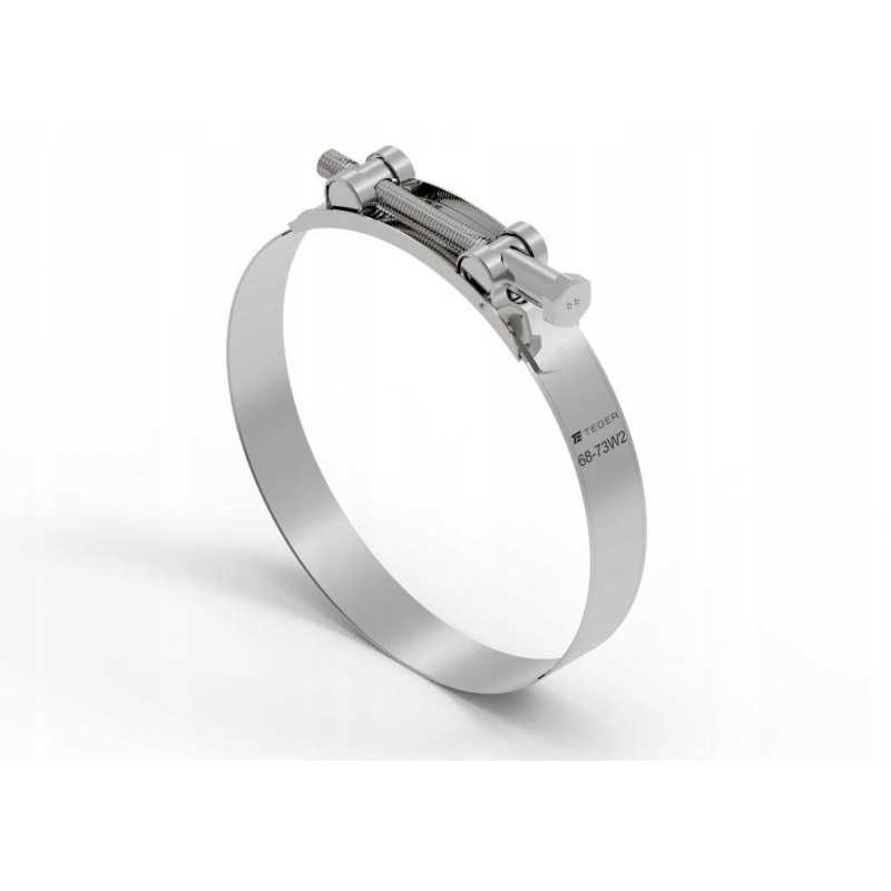 Suspaudimo juosta gbs 68 73 clamp w2 nerūdijančio plieno