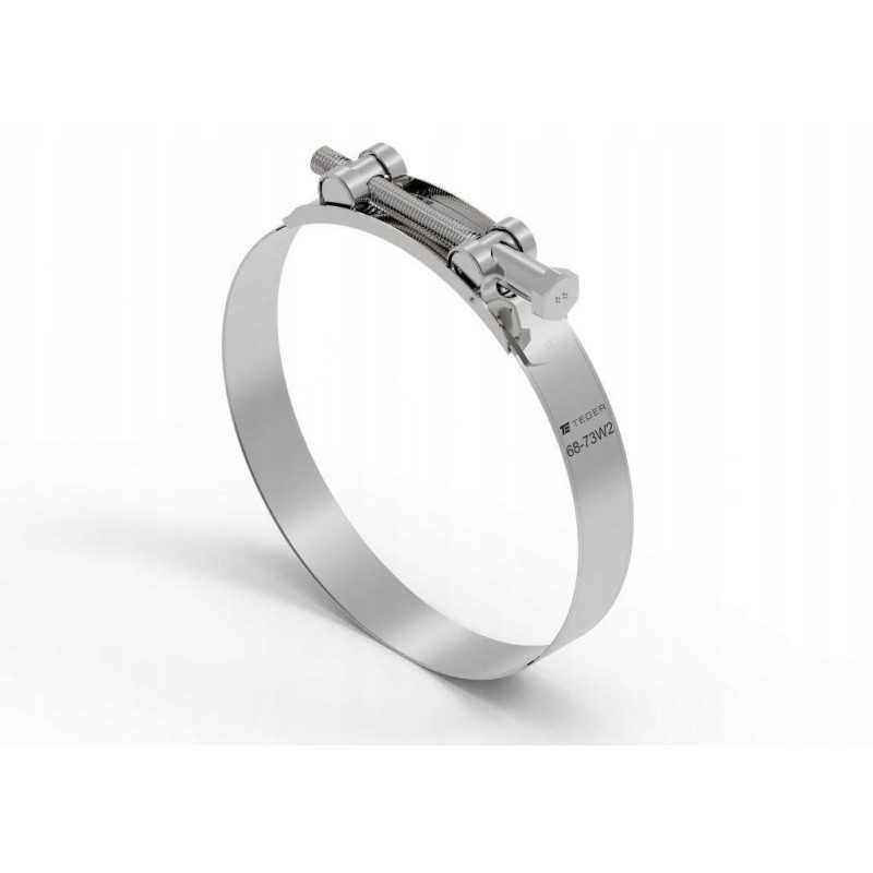 Suspaudimo juosta gbs 68 73 clamp w2 nerūdijančio plieno