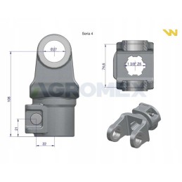 Šakinis krautuvas 27x74 6 naujo tipo serija 4 Warynski